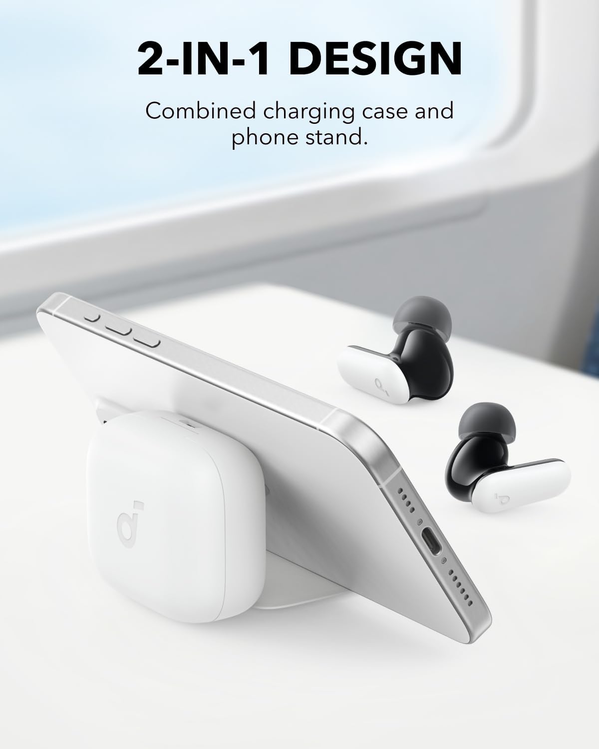 Soundcore P30i by Anker - Auriculares con cancelación de ruido inteligente, graves potentes