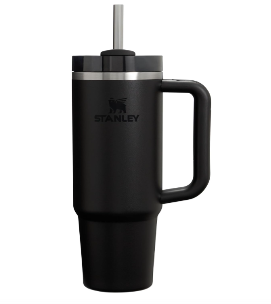 Stanley Quencher H2.0 - Vaso de acero inoxidable con asa, pajilla y tapa FlowState 30 Oz