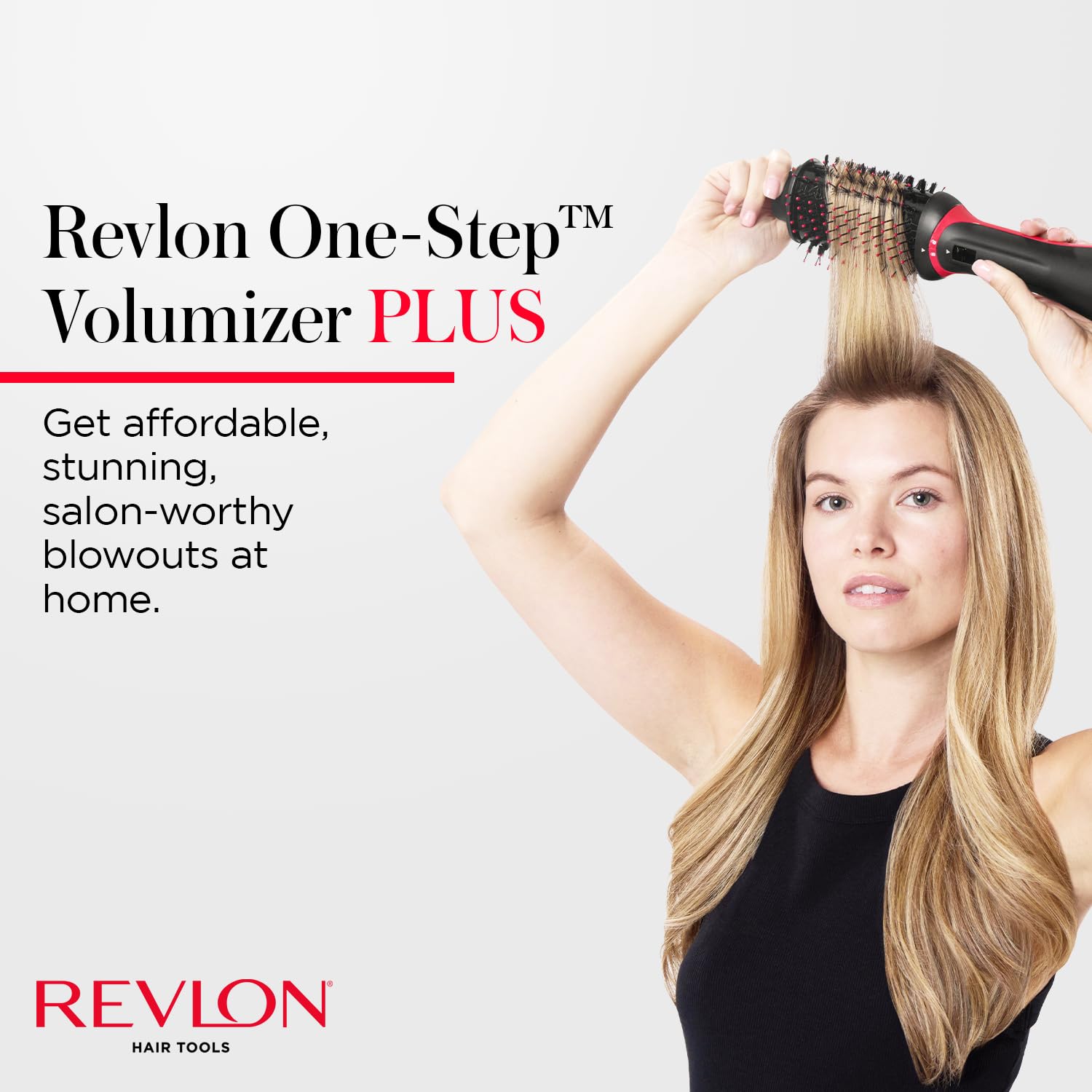 REVLON One-Step Plus 2.0 - Secadora, voluminizador de cabello y cepillo 