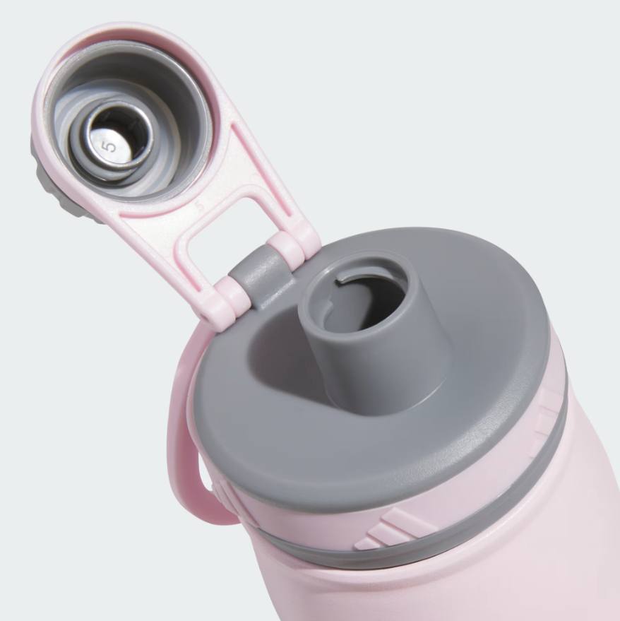 Adidas Botella de agua de acero inoxidable de 20 onzas, con aislamiento de doble pared