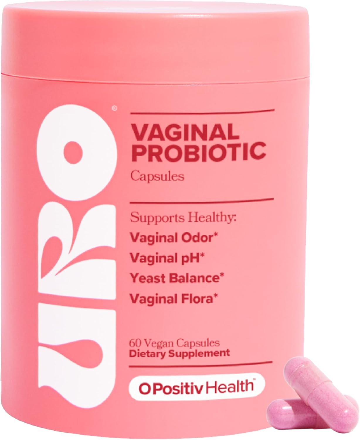 URO Vaginal Probiotics para la salud vaginal de las mujeres 60 Cápsulas