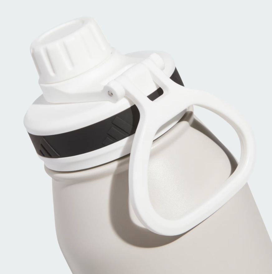 Adidas Botella de agua de acero inoxidable de 1L, con aislamiento de doble pared