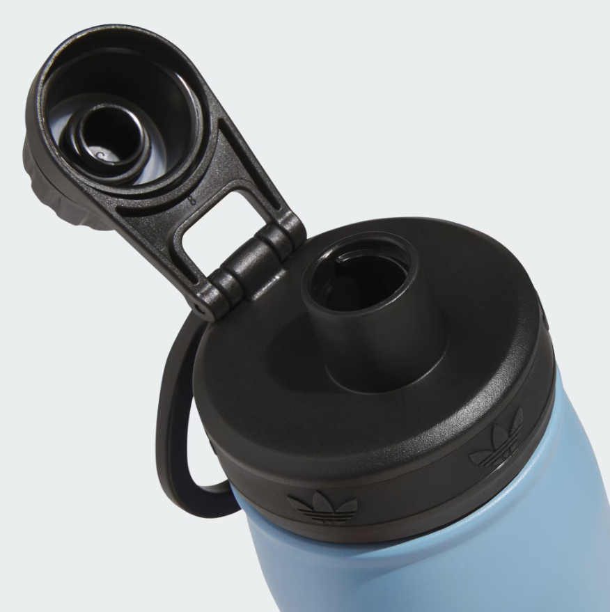 Adidas Botella de agua de acero inoxidable de 20 onzas, con aislamiento de doble pared
