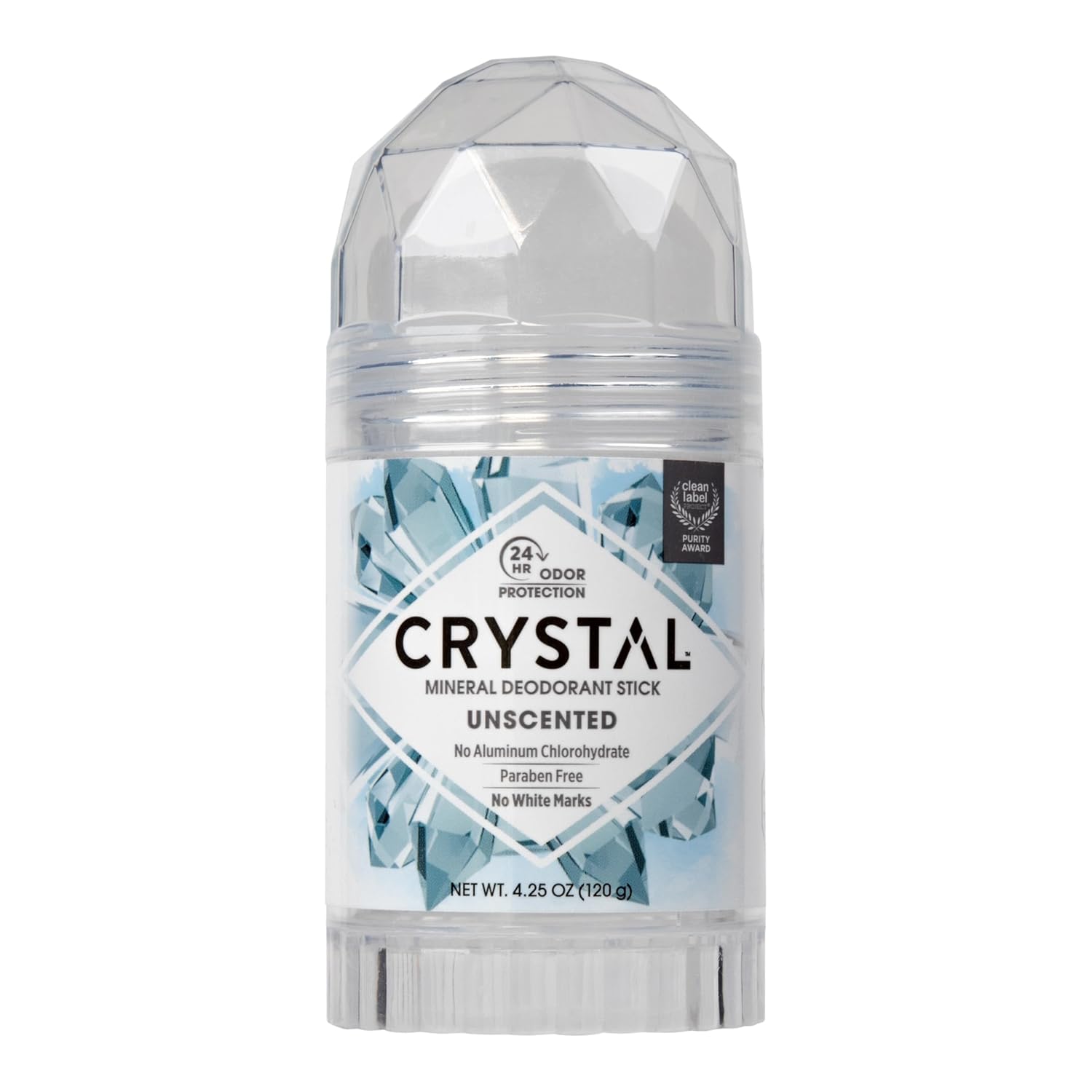 Desodorante sin aroma CRYSTAL BODY (4.25 onzas líquidas)