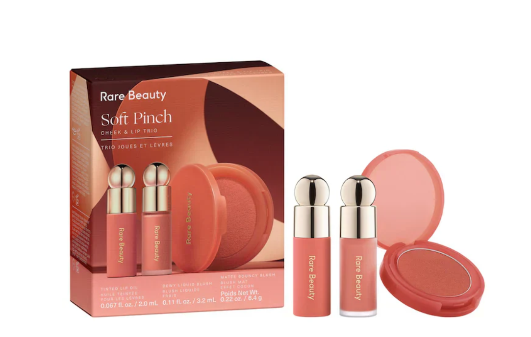 Rare Beauty Soft Pinch Cheek & Lip Set Trío De Maquillaje Por Selena Gomez