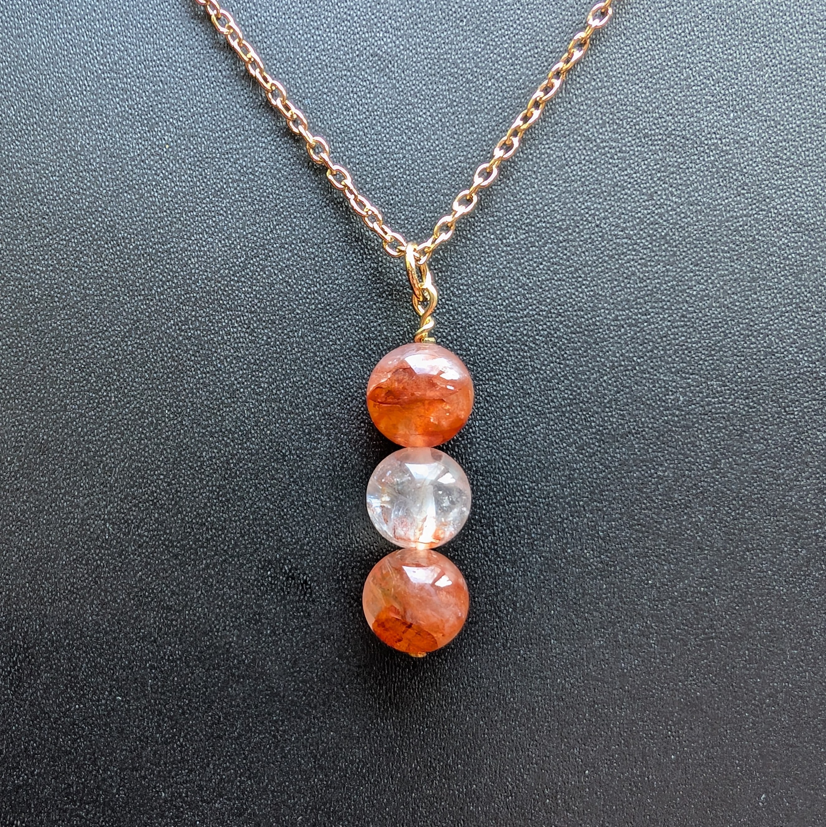 Hematoid Pendant Necklace