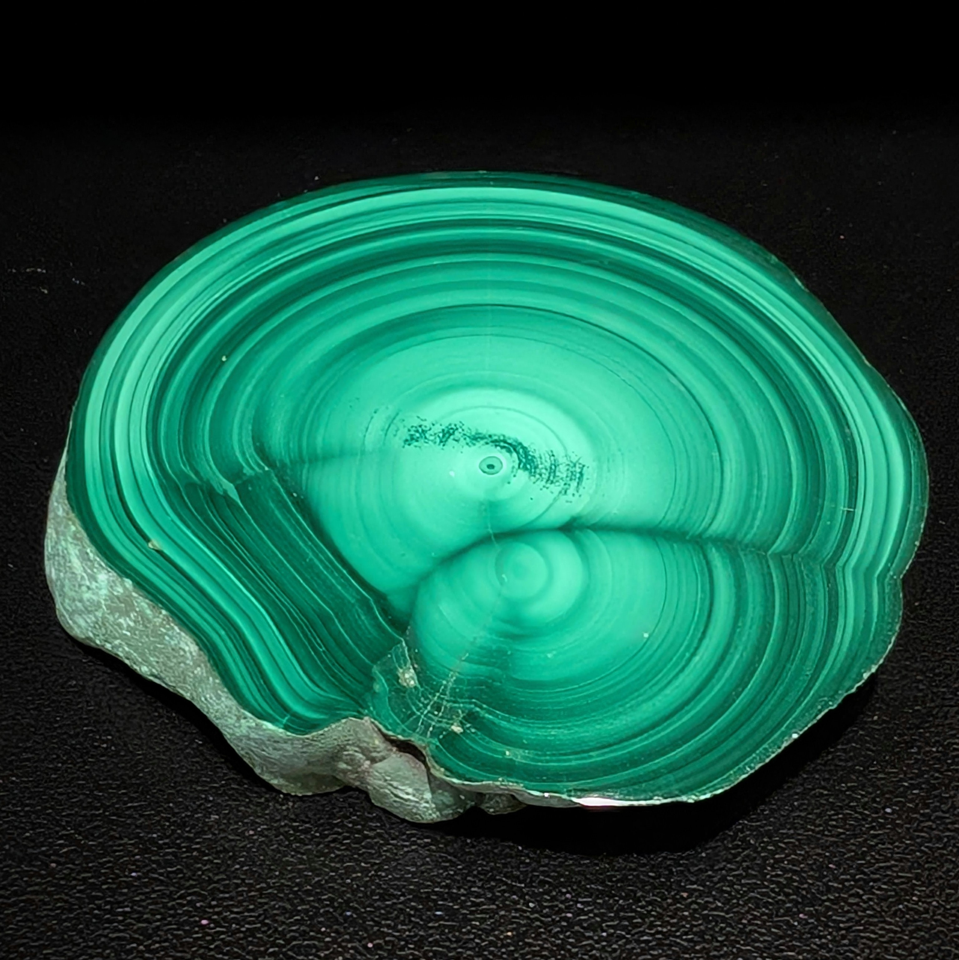 Polished Malachite Slice