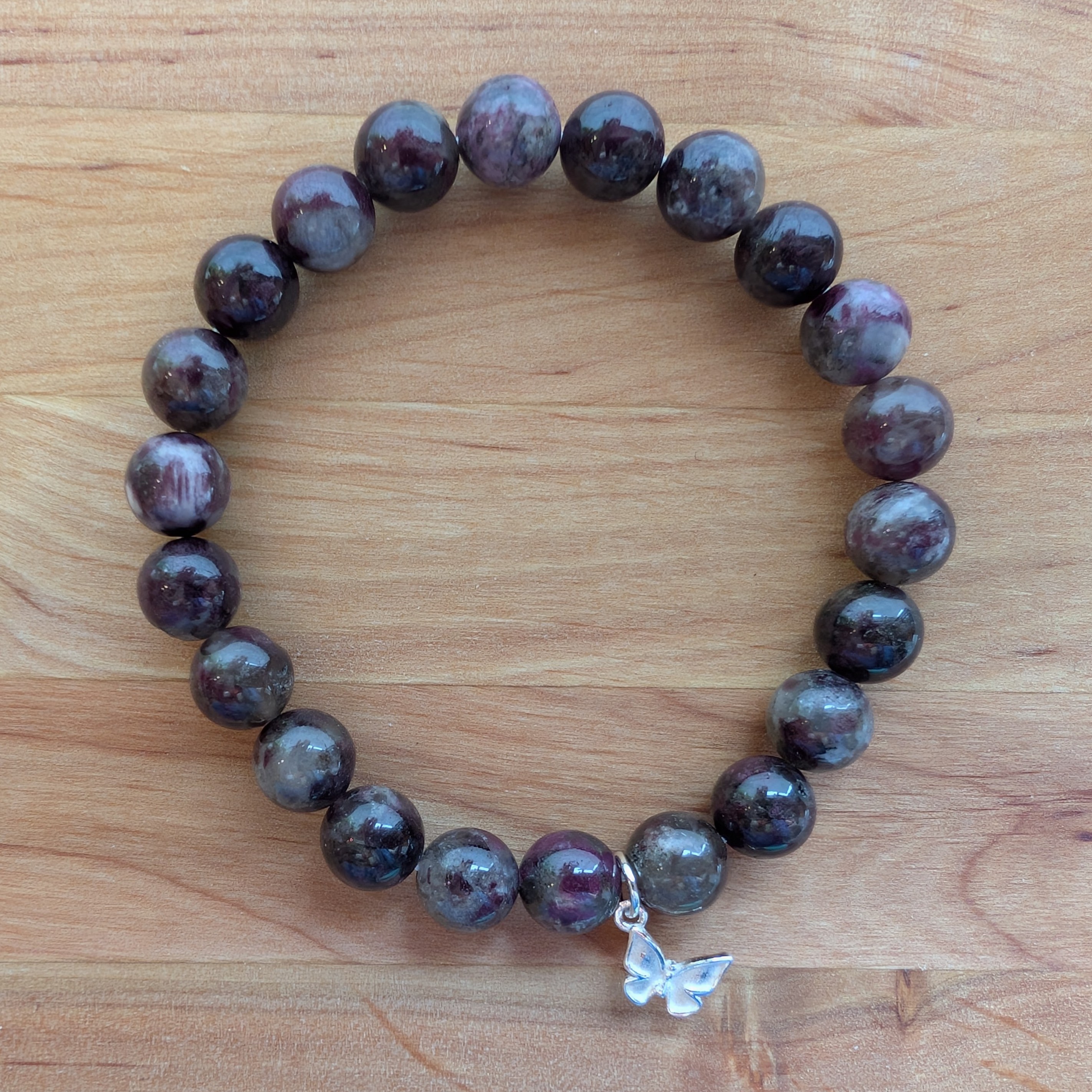 Tourmaline Butterfly Bracelet