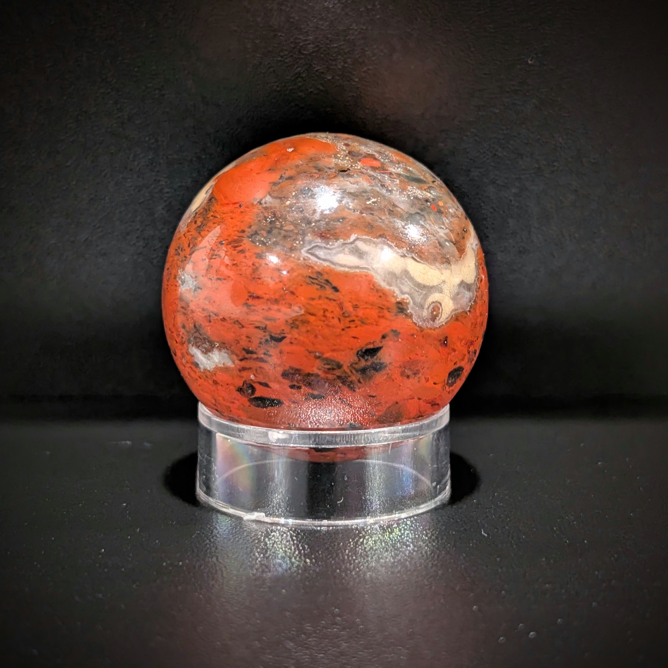 Polished Red Jasper Sphere