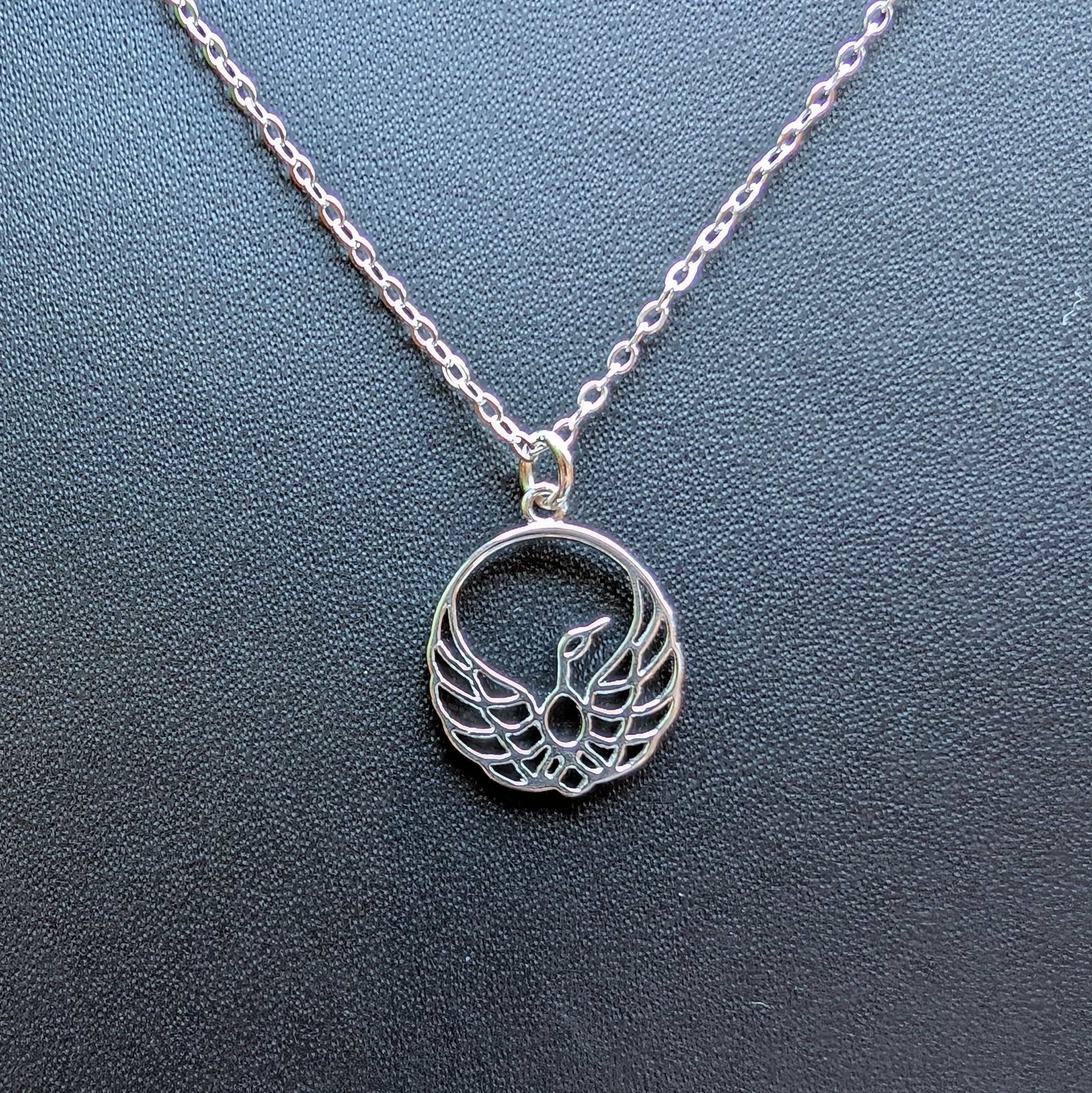 Phoenix Sterling Silver Necklace