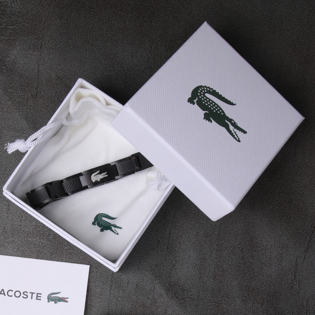Lacoste pulsera black