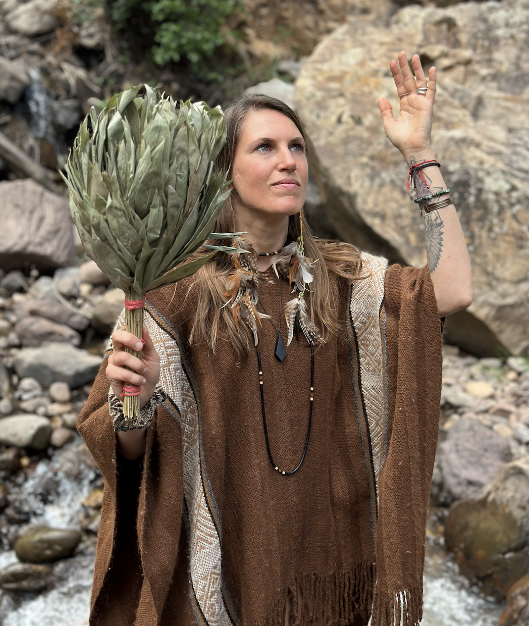 Handmade Baby Alpaca Poncho