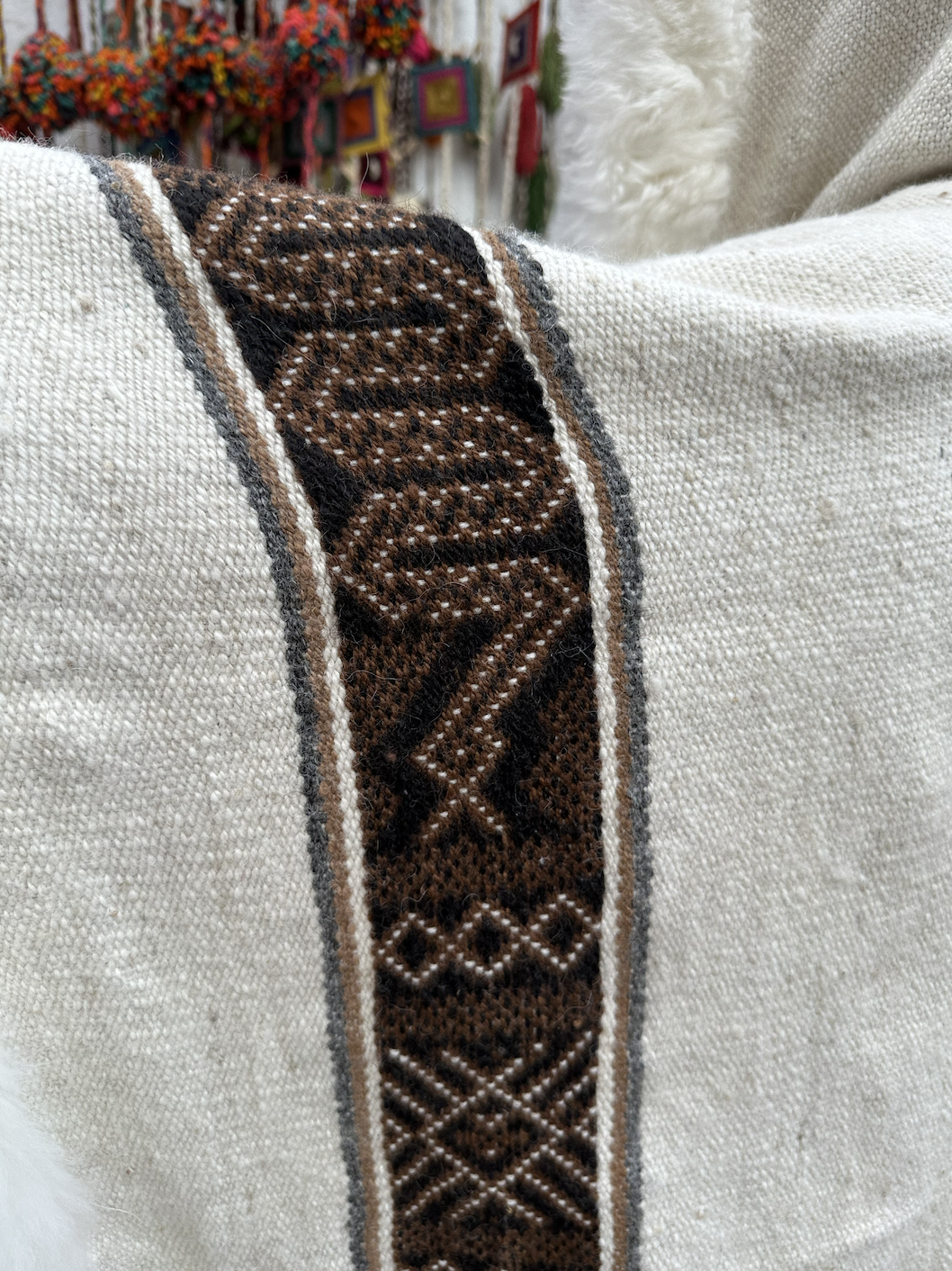 Handmade Alpaca Baby Poncho