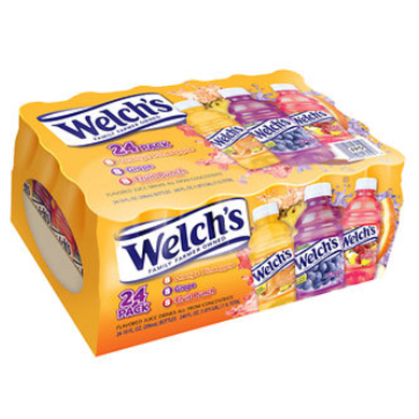 Welch's Family Juice Variety Pack – 24 Count (10 oz Bottles)