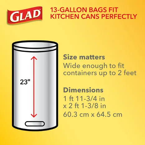 Glad Tall Kitchen Trash Bags
