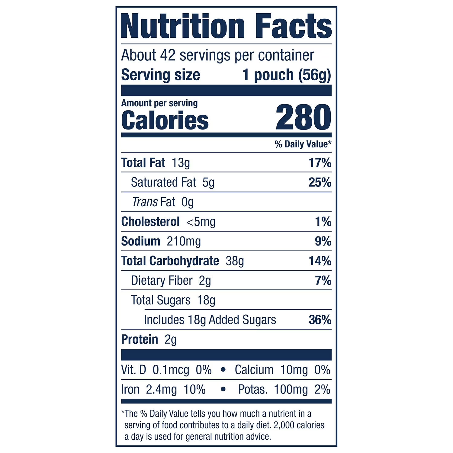 Chocolate Chip Cookie Snack Packs – 42 Count (2 oz Each)