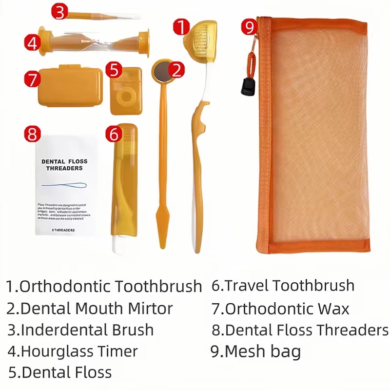 Orthodontic Dental Oral Cleaning and Care Kit