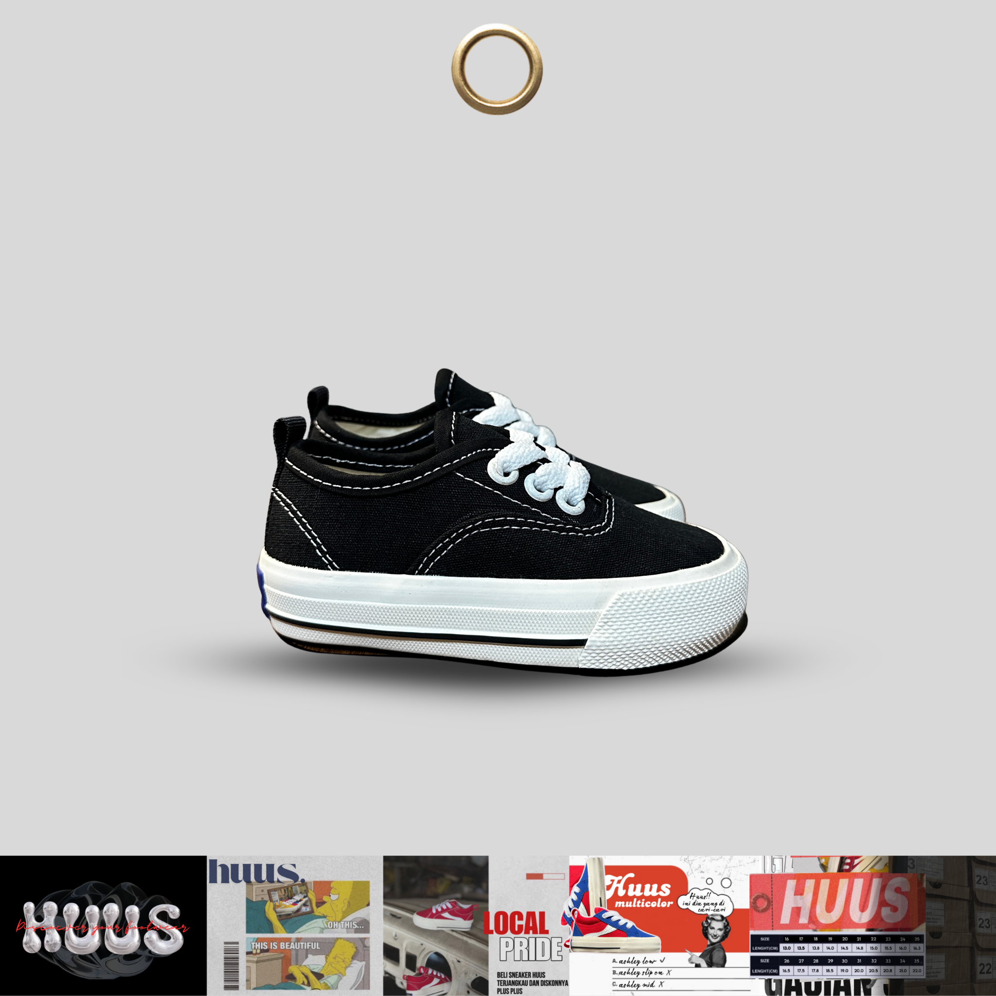 Huus Kids - Ashley Kids Black White