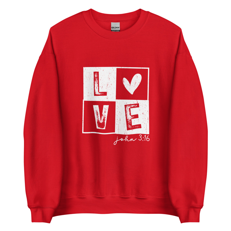 LOVE John 3:16 Sweatshirt