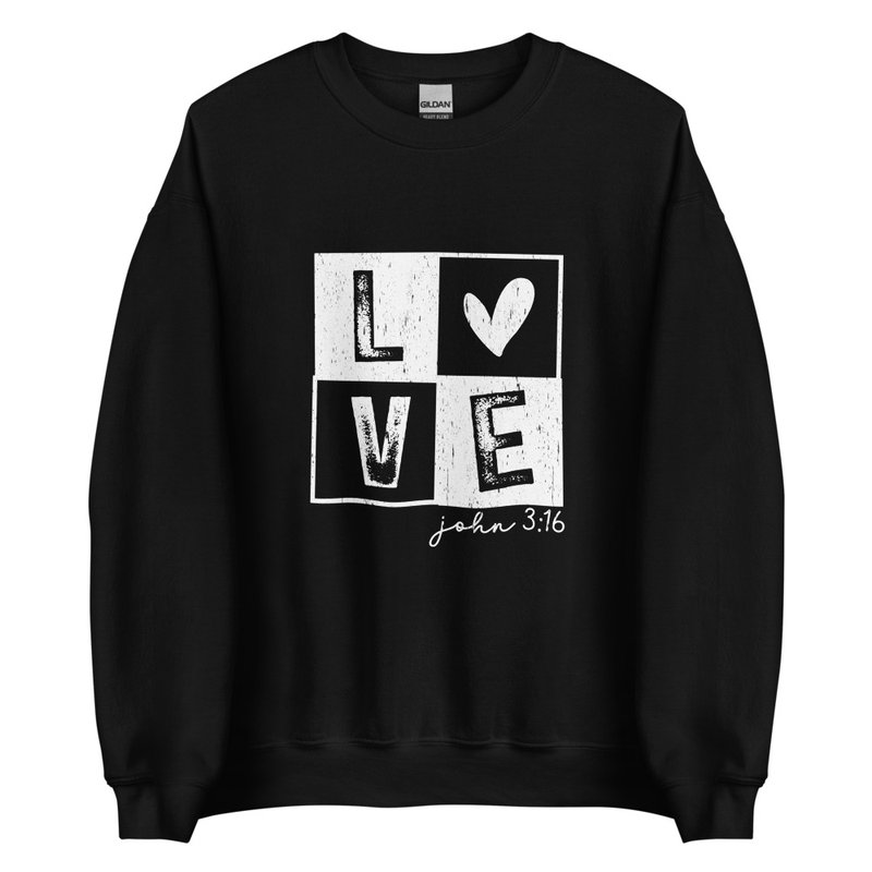 LOVE John 3:16 Sweatshirt