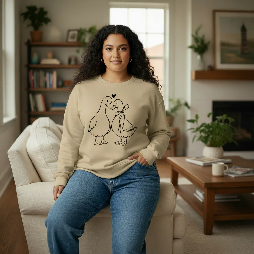 Duck Couple Sweatshirt