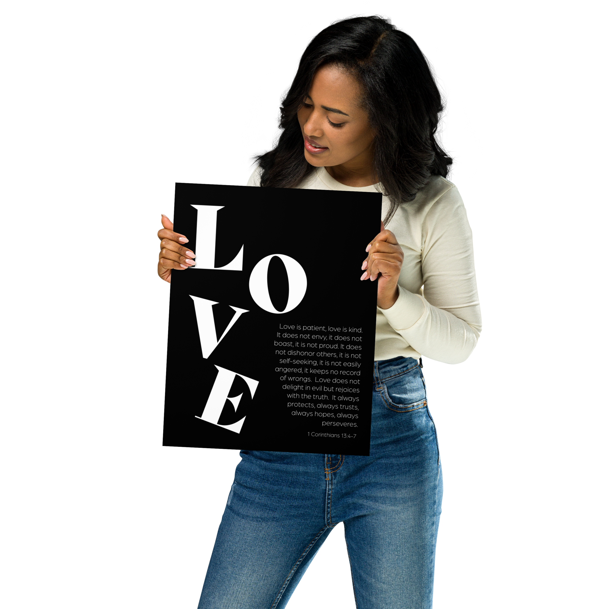 LOVE Modern Typography Digital Print