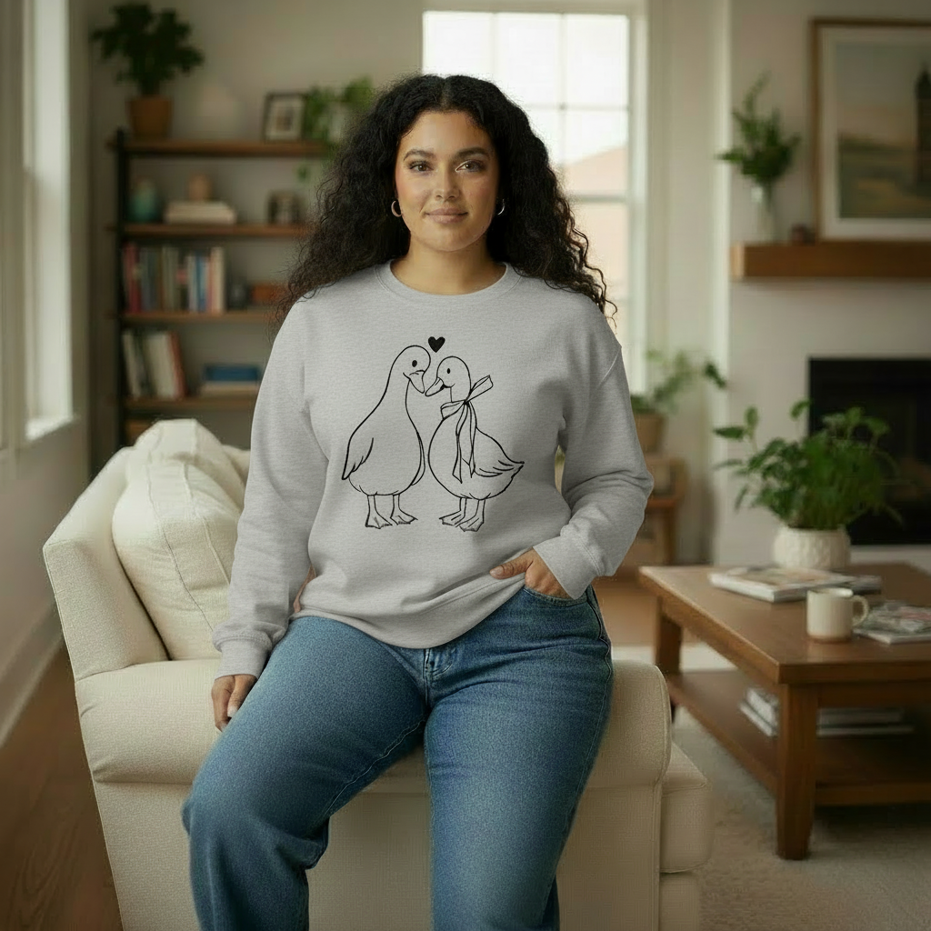 Duck Couple Sweatshirt