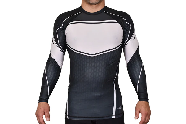 Siri Brazilian Jiu-Jitsu Woodburn Academy Rash Guards Black/White A