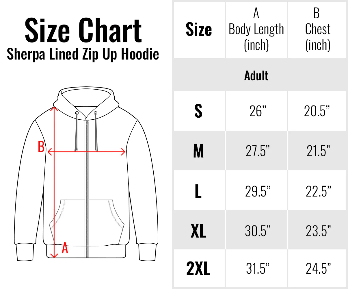 Siri Brazilian Jiu-Jitsu Woodburn Academy Sherpa Lined Zip-Up Hoodie B