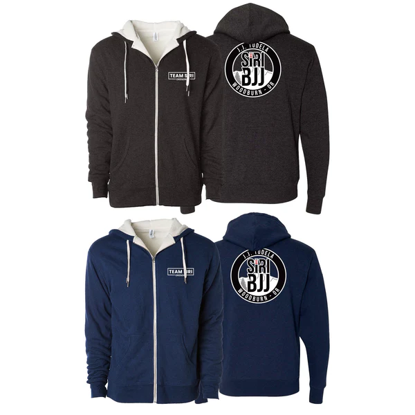 Siri Brazilian Jiu-Jitsu Woodburn Academy Sherpa Lined Zip-Up Hoodie B