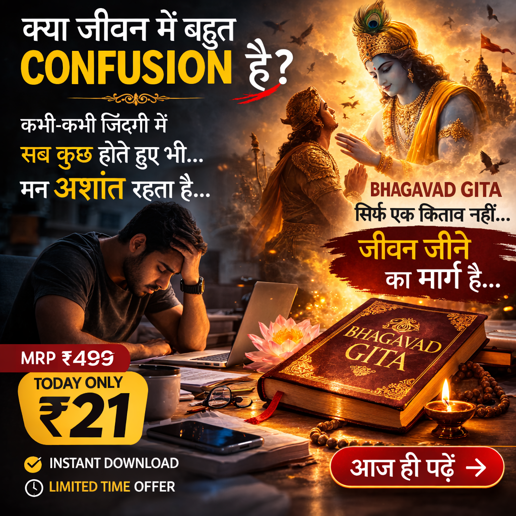 Shrimad Bhagavad Gita – Simplified Hindi Version (PDF)
