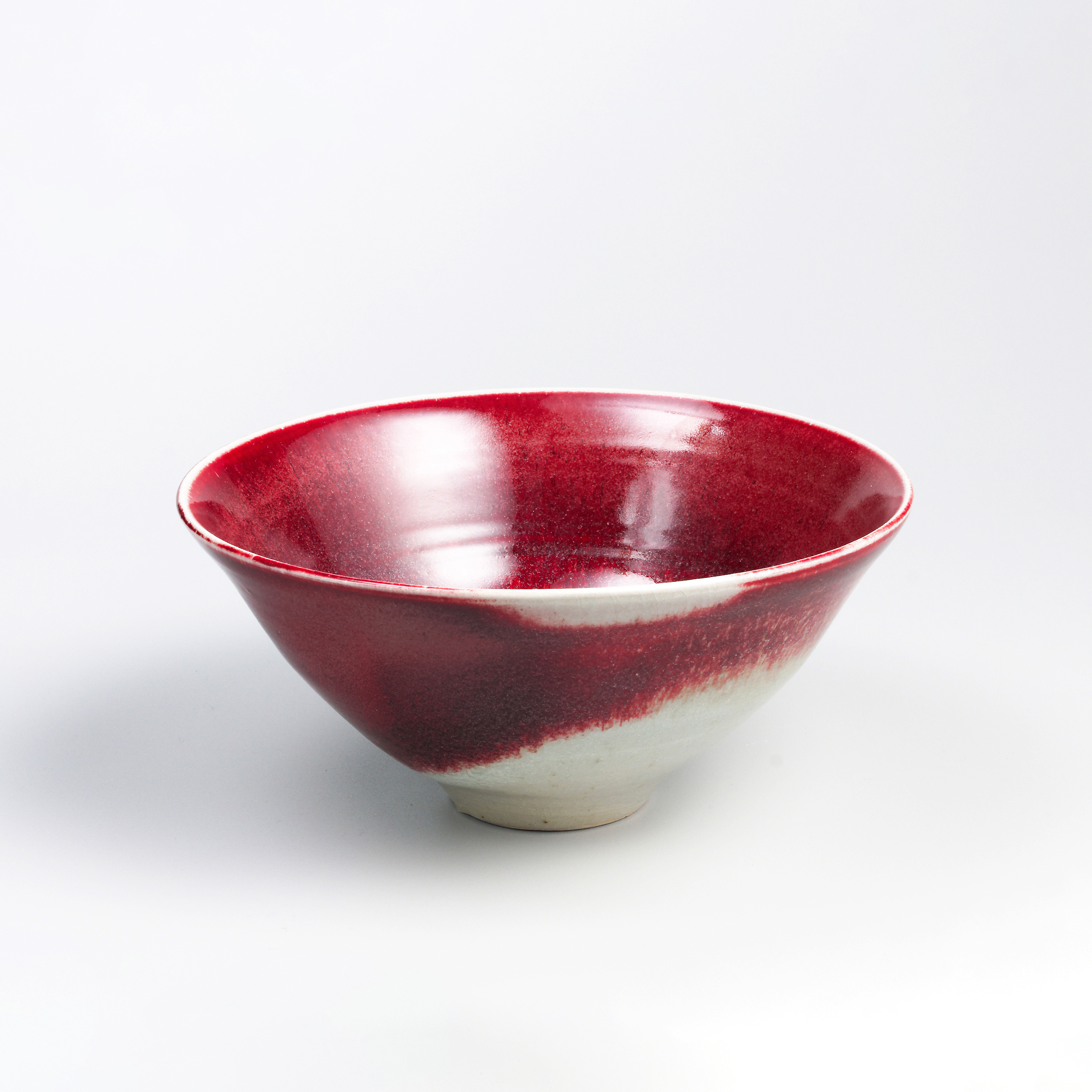 Coupe en grés blanc diam. 20 cm