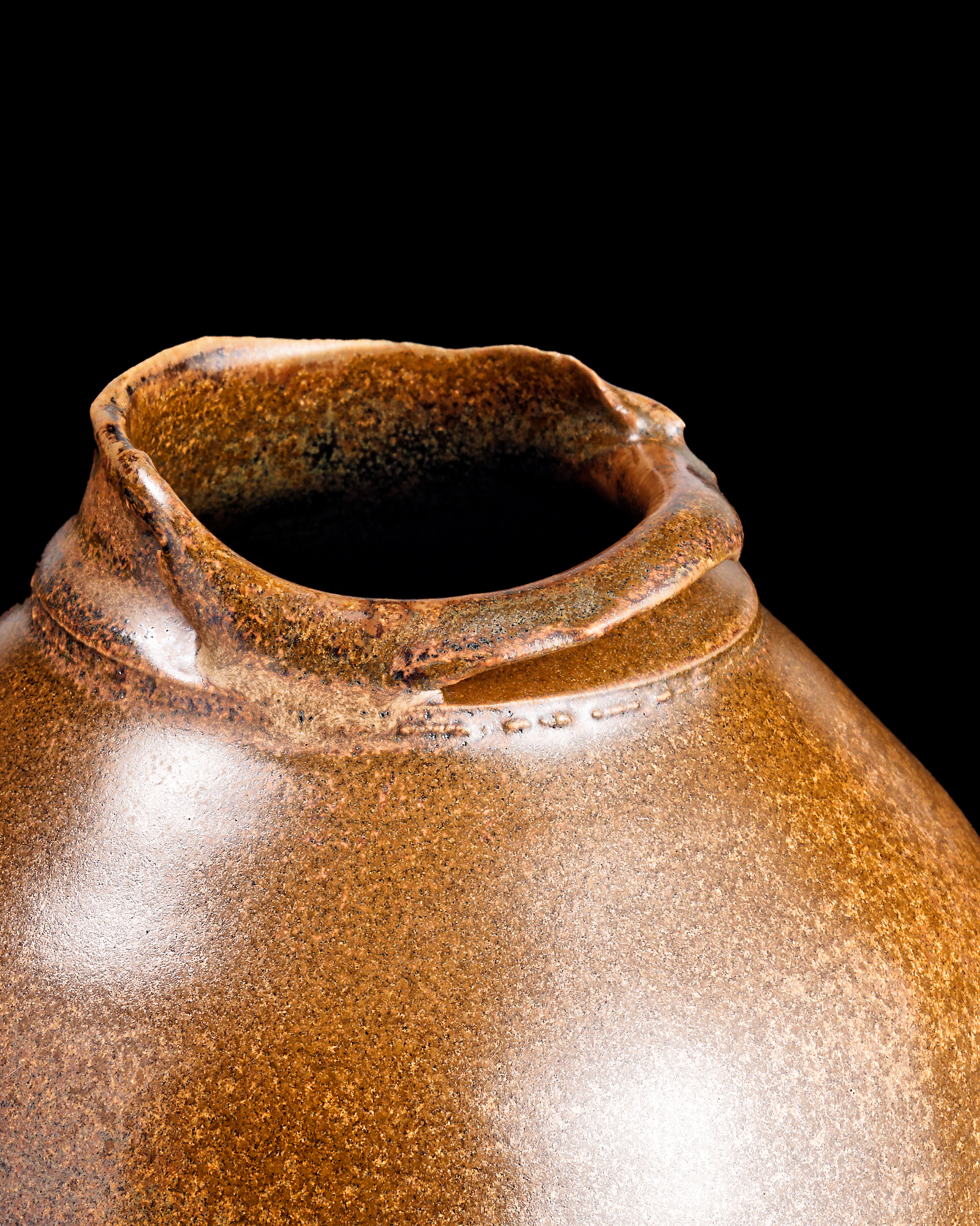 Vase en grés blanc hauteur 20 cm