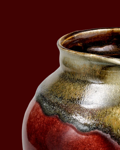 Vase en porcelaine hauteur 22 cm