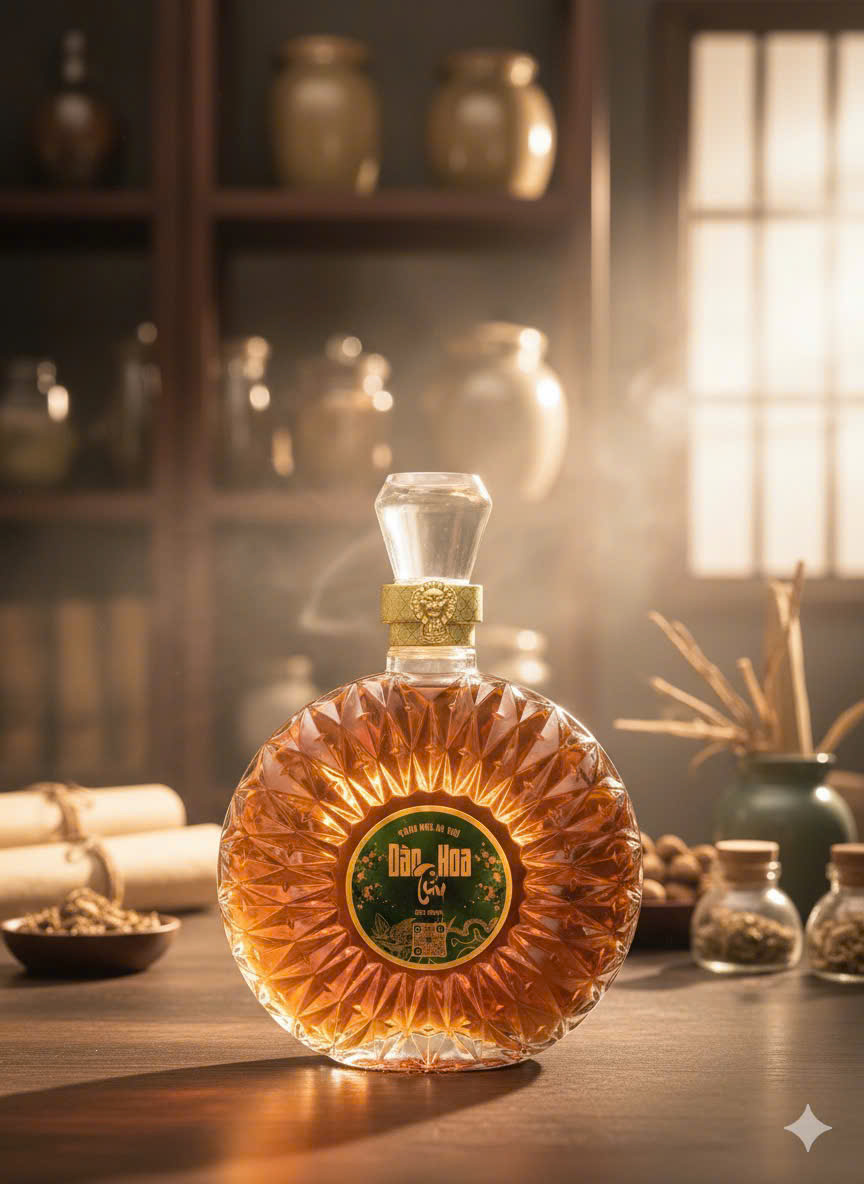 Rượu Thảo Mộc Đào Hoa Tửu 