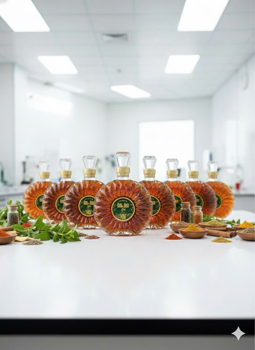 Rượu Thảo Mộc Đào Hoa Tửu Thùng 10 Chai