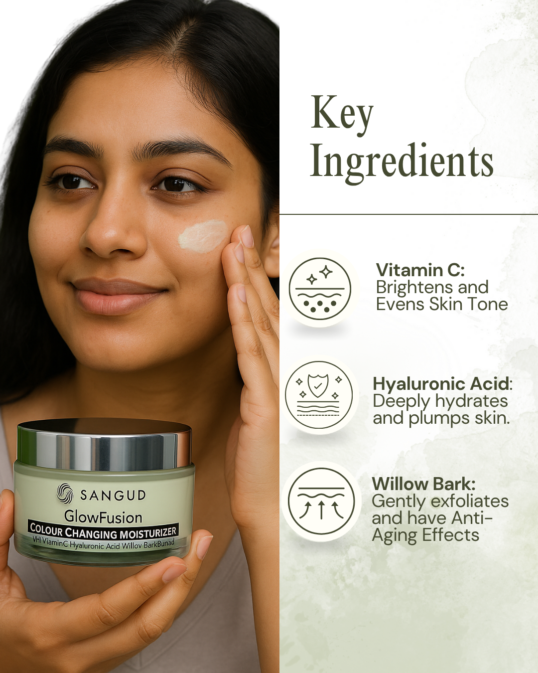 SANGUD GlowFusion Colour Changing Moisturiser