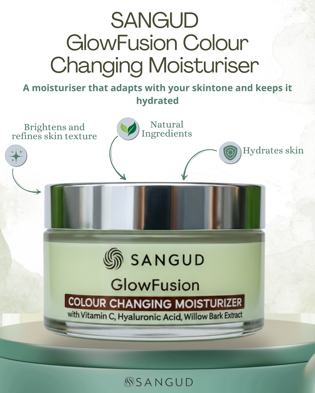 SANGUD GlowFusion Colour Changing Moisturiser