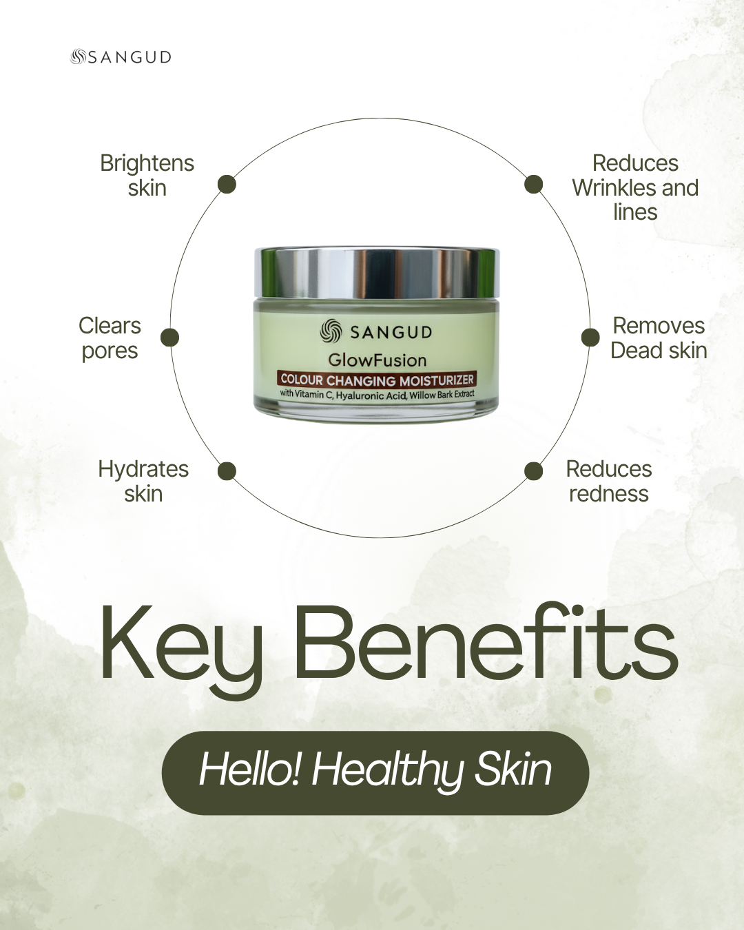 SANGUD GlowFusion Colour Changing Moisturiser