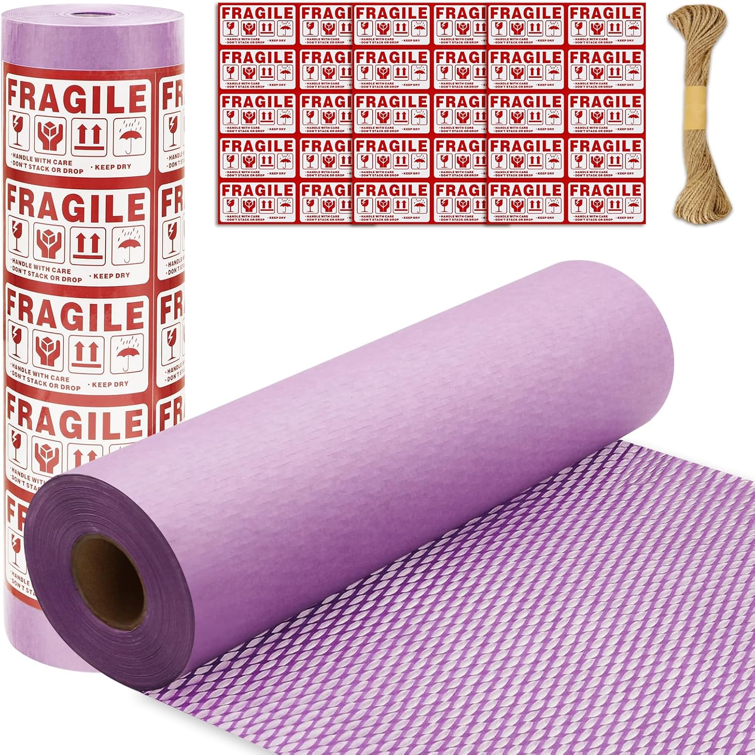 pink Honeycomb Packing Paper 