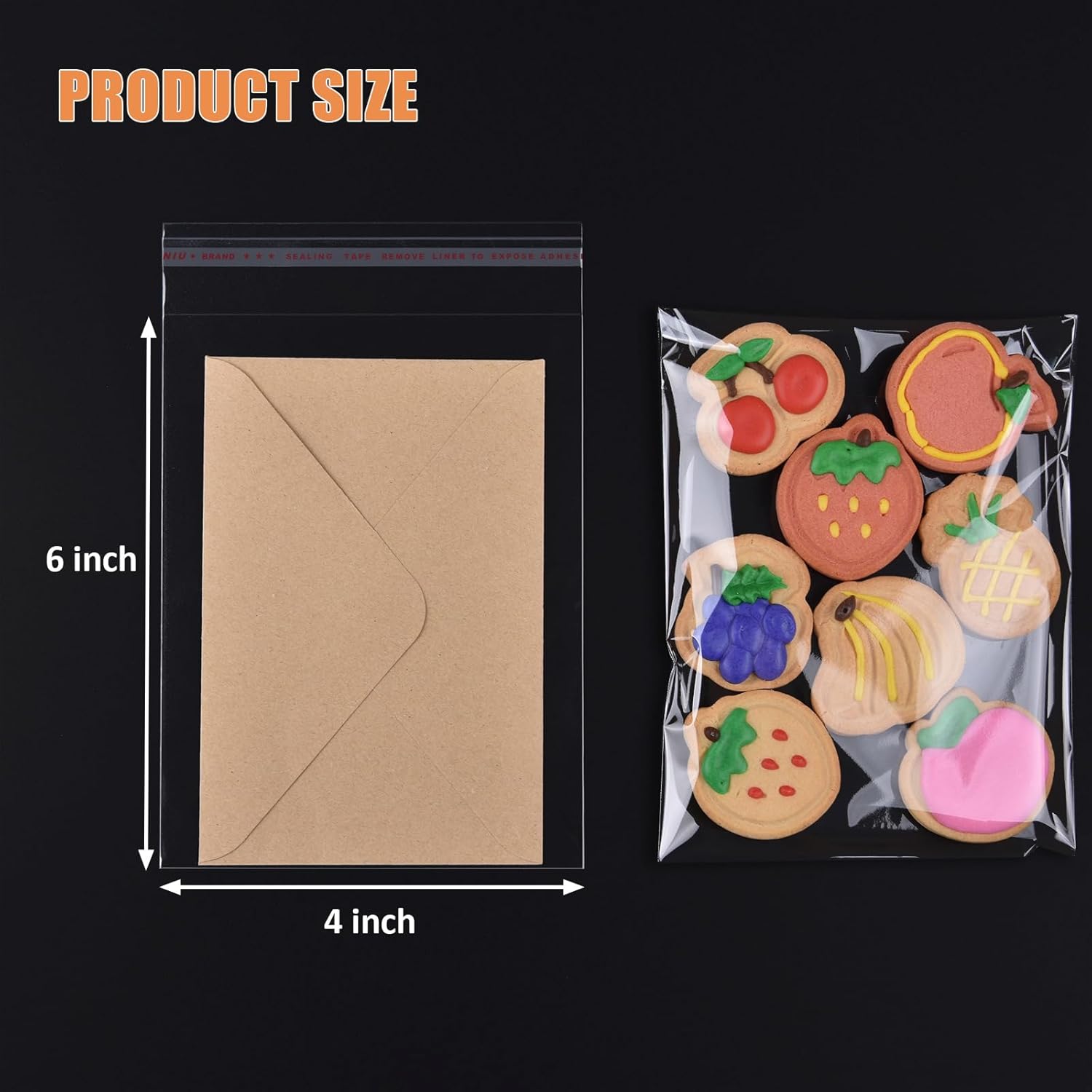 Self-sealing packaging bags
