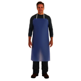 Ansell 33" X 44" Blue AlphaTec® 6 mil Vinyl/PVC Chemical Protective Apron