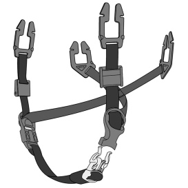 MSA GA90047 Chin Strap for V-Gard Universal - 4 point