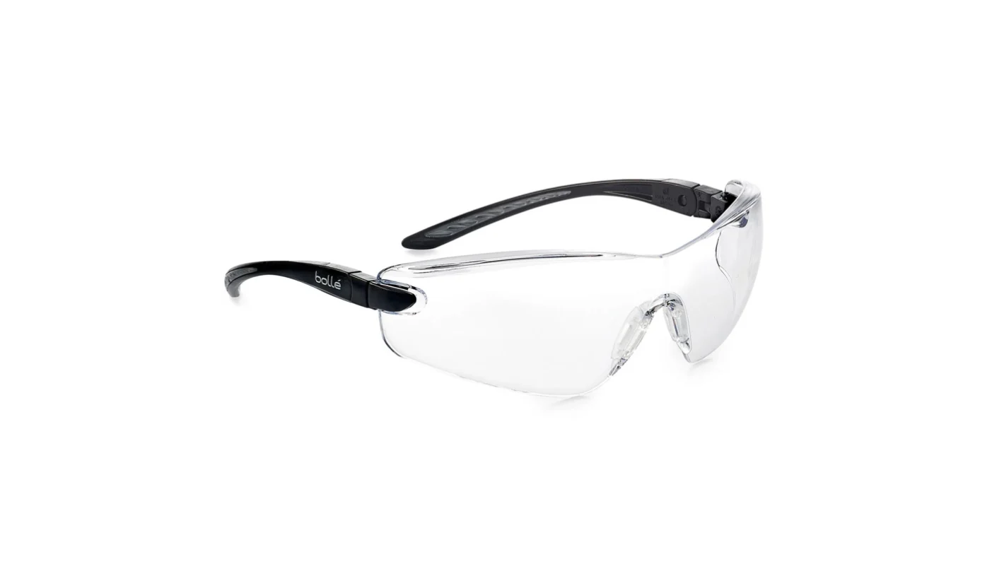 Bolle COBRA Anti-Mist Safety Spectacles, Clear Polycarbonate Lens