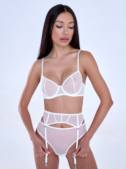 LSMY016 - Corset Garter Lingerie Set