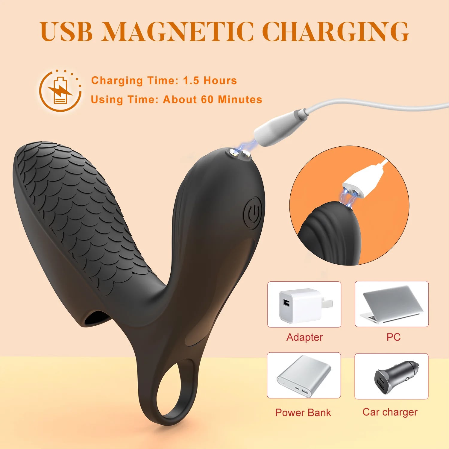 TOYYR164 - Dual Motor Finger Vibrator – USB Rechargeable Personal Massager
