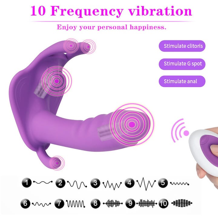 TOYYR533 - App-Controlled Wearable Butterfly Vibrator – USB Rechargeable Bluetooth Personal Massager