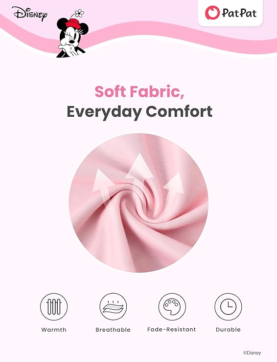 Disney Frozen Elsa Stitch Princess Minnie Toddler Girl 2 Piece Outfit Puff Sleeve Top & Sparkly Skirt Set Birthday Dress 2-9Y