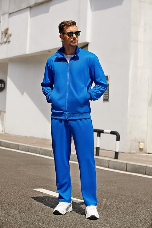 COOFANDY Men's Tracksuits Casual Sweatsuit 2 Piece Full Zip Athletic Jogging Suit Sets Sport Sweat Suit