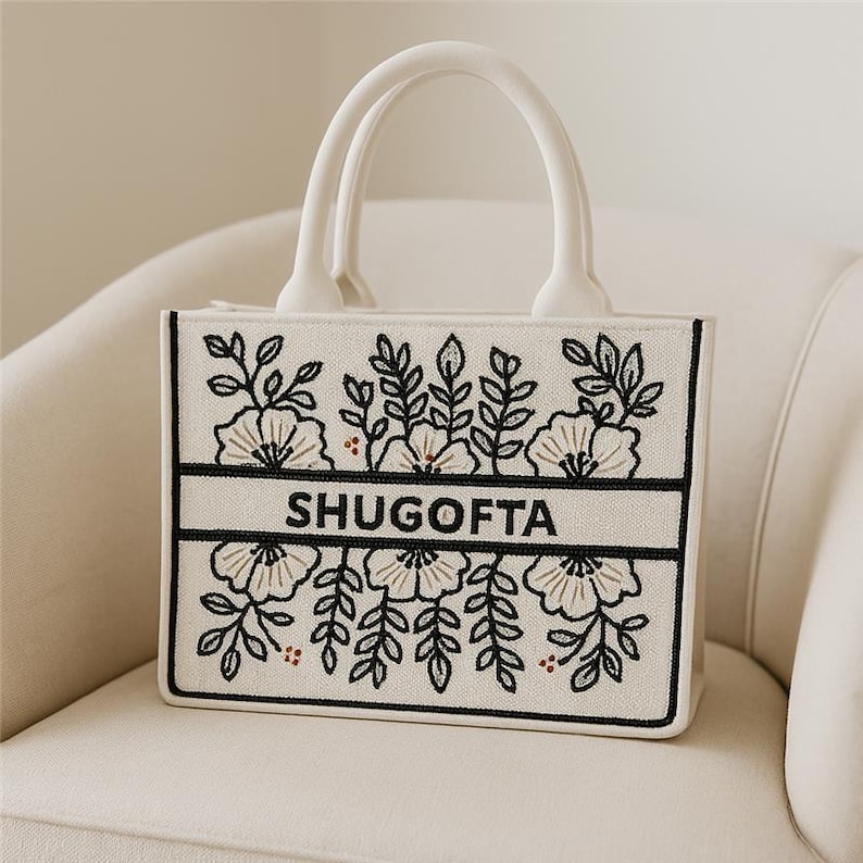 Beaded Market Tote Bag, Unique Custom Tote Bag, Embellished Beach Tote, Customizable Beaded Shopping Bag, Personalized Handcrafted Tote Bags